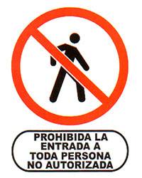 Venta de Senalizaciones en Monterrey, Venta de Senalizacion de Prohibicion en Monterrey, Productos de Seguridad Industrial en Monterrey